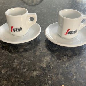 segafredo | Dining | Segafredo Zanetti Espresso Cups And Saucers | Poshmark